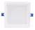 Tracon LED-DLNS-9NW, Kompakt beépíthető LED mélysugárzó SAMSUNG chippel 230 VAC; 9W; 720lm; D=150×150 mm, 4000 K; IP20,