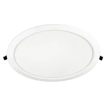   Tracon LED-DLV-24NW Védett, beépíthető LED mélysugárzó, kerek, fehér 220-240 VAC, 24 W, 4000 K, 2490 lm, IP44, EEI=F