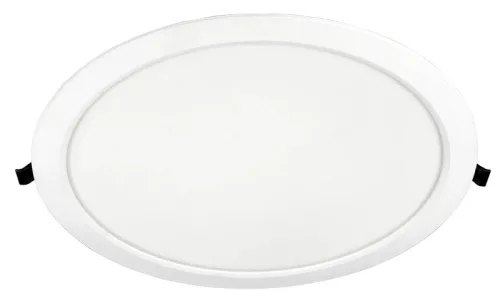 Tracon LED-DLV-24NW Védett, beépíthető LED mélysugárzó, kerek, fehér 220-240 VAC, 24 W, 4000 K, 2490 lm, IP44, EEI=F