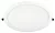 Tracon LED-DLV-24NW Védett, beépíthető LED mélysugárzó, kerek, fehér 220-240 VAC, 24 W, 4000 K, 2490 lm, IP44, EEI=F