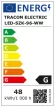 Tracon LED-SZK-96-WW, LED szalag, kültéri SMD3528; 120 LED/m; 9,6 W/m; 360 lm/m; W=8 mm; 3000 K; IP65