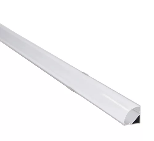 Tracon LEDSZPC2 Alumínium profil LED szalagokhoz, 45° döntött W=10mm - 2 méter hosszú