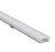 Tracon LEDSZPR2 Alumínium profil LED szalagokhoz, lapos, besüllyeszthető W=10mm - 2 méter hosszú (5 db/csomag)