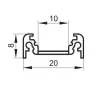 Tracon, LEDSZSURFACE, alumínium profil max 10 mm-es LED szalagokhoz, falon kivüli (Tracon LEDSZSURFACE)