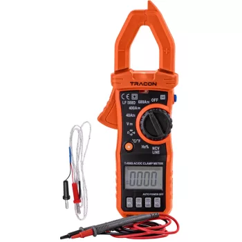   Tracon LF588D Digitális lakatfogó TRMS, DCV,ACV,DCA,OHM,diode check,NCV,signal