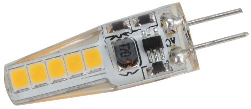 Tracon LG4X2NW, Szilikon házas LED fényforrás 12 VAC/DC, 2 W, 4000 K, G4, 180 lm, 270°, 