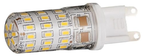 Tracon LG9S3,3W, Szilikon házas LED fényforrás 230 VAC, 3,3 W, 2700 K, G9, 310 lm, 360°, 