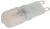 Tracon LG9X2,5NW, LED fényforrás műanyag házban 230 VAC, 2,5 W,4000 K,G9,180 lm, 270°,