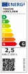 Tracon LG9X2,5NW, LED fényforrás műanyag házban 230 VAC, 2,5 W,4000 K,G9,180 lm, 270°,