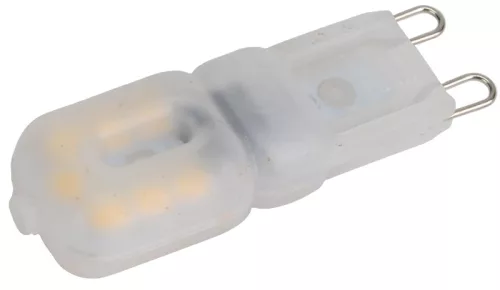 Tracon LG9X2,5W, LED fényforrás műanyag házban 230 VAC, 2,5W, 2700K, G9, 180 lm, 270°,