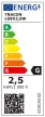 Tracon LG9X2,5W, LED fényforrás műanyag házban 230 VAC, 2,5W, 2700K, G9, 180 lm, 270°,