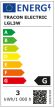 Tracon LGL3W, LED Taposólámpa 100-240 VAC, 3 W, 210 lm, 4500 K, 50000 h,