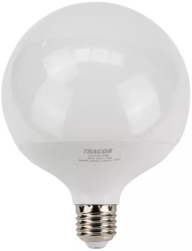 Tracon LGS12018NW, Gömb burájú LED fényforrás SAMSUNG chippel 230V,50Hz,18W,4000K,E27,1600lm,270°,G120,SAMSUNG chip,