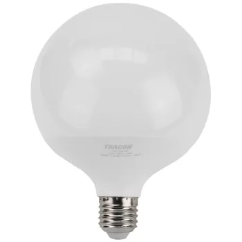   Tracon LGS12018W, Gömb burájú LED fényforrás SAMSUNG chippel 230V,50Hz,18W,3000K,E27,1520lm,270°,G120,SAMSUNG chip,