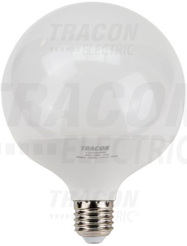 Tracon LGS12018W, Gömb burájú LED fényforrás SAMSUNG chippel 230V,50Hz,18W,3000K,E27,1520lm,270°,G120,SAMSUNG chip,