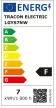 Tracon LGYS7NW, Gyertya búrájú LED fényforrás SAMSUNG chippel 230V,50Hz,7W,4000K,E14,560lm,180°,C37,SAMSUNG chip,