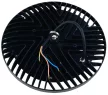 Tracon LHBE150W LED csarnokvilágító lámpa, kültéri, UFO forma IP65-ös védelemmel, 150 W, 12000 lm, 4500 K, 30000 h, IP65, 220-240 VAC ( Tracon LHBE150W )
