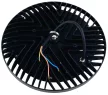 Tracon LHBE200W LED csarnokvilágító lámpa, kültéri, UFO forma IP65-ös védelemmel, 200W, 16000 lm, 4500 K, 30000 h, IP65, 220-240 VAC ( Tracon LHBE200W )