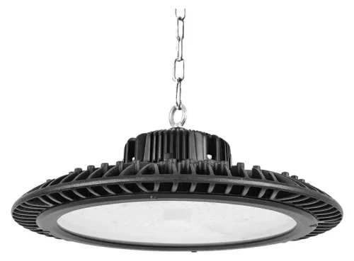 Tracon LHBU80W LED csarnokvilágító lámpa, kültéri, UFO forma IP65-ös védelemmel, 80 W, 9700 lm, 4500 K, 50000 h, IP65, EEI=A+ 90-265 VAC ( Tracon LHBU80W )