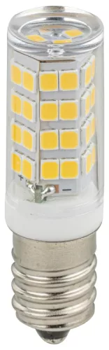 Tracon LHH3W henger alakú LED fényforrás E14 foglalattal, 230V, 3W, 2700K meleg fehér, 350 lm, EEI=E