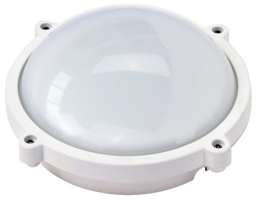 Tracon LHIPK8W, Védett, műanyag házas LED hajólámpa, kerek forma 230 VAC, 50 Hz, 8 W, 640 lm, 4000 K, IP65,