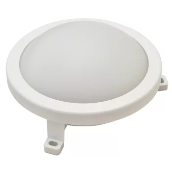   Tracon LHLMK12NW, Műanyag házas LED hajólámpa, kerek forma 230 V, 50 Hz, 12 W, 840 lm, 4000 K, IP54,