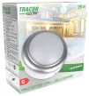Tracon LHLMKS15NW, Műanyag házas LED hajólámpa ezüst kerettel, kerek 230 V, 50 Hz, 15 W, 4000 K, 1050 lm, IP54, ABS+PC,