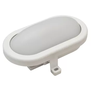   Tracon LHLMO6NW, Műanyag házas LED hajólámpa, ovális forma 230 V, 50 Hz, 6 W, 420 lm, 4000 K, IP54,