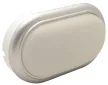 Tracon LHLMOS15NW, Műanyag házas LED hajólámpa ezüst kerettel, ovális 230 V, 50 Hz, 15 W, 4000 K, 1050 lm, IP54, ABS+PC,