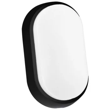 Tracon LHNOB12CCT LED hajólámpa ovális fekete 12 W CCT IP65