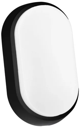 Tracon LHNOB12CCT LED hajólámpa ovális fekete 12 W CCT IP65