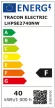 Tracon LHPSE2740NW, Nagyteljesítményű LED fényforrrás Samsung chippel 220-240 V, 50 Hz, 40 W, 4000 K, 3500 lm, E27,