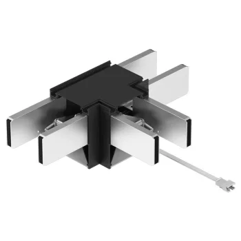 Tracon LINTB LIN irodai világítótest toldó, T alakú, fekete, 230V, 3,6W, 3000-5000K, 430lm, 1-10V dimmelhető