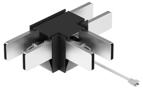 Tracon LINTB LIN irodai világítótest toldó, T alakú, fekete, 230V, 3,6W, 3000-5000K, 430lm, 1-10V dimmelhető