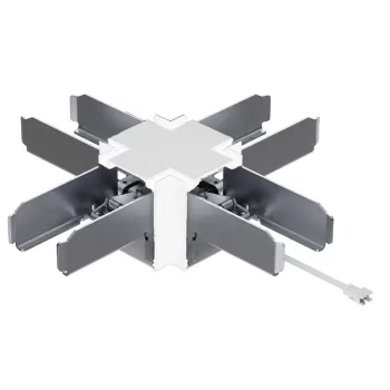 Tracon LINXW LIN irodai világítótest toldó, X alakú, fehér, 230V, 3,6W, 3000-5000K, 430lm, 1-10V dimmelhető