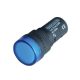 Tracon LJL16-BA LED-es jelzőlámpa, kék 12V AC/DC, d=16mm