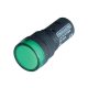 Tracon LJL16-GE LED-es jelzőlámpa, zöld 230V AC/DC, d=16mm