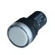 Tracon LJL22-ACDC24W LED-es jelzőlámpa, fehér 24V AC/DC, d=22mm