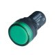 Tracon LJL22-GA LED-es jelzőlámpa, zöld 12V AC/DC, d=22mm