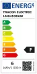 Tracon LMG453D6W, Fényerő-szabályozható LED fényforrás, 3 lépcső,kisgömb alak 170-260 VAC, 6 W, E14, G45
