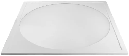 Tracon LPR606040CCT Élvilágítású LED panel, kör alakú világítás 230VAC,50Hz,40W,4000lm,3-4-6000K,IP40,UGR<19,595x595mm,EEI=F