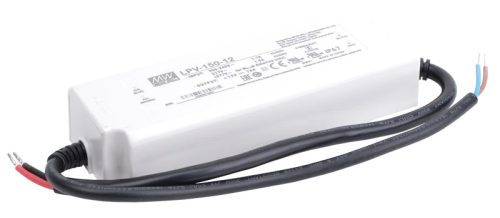 Tracon LPV-150-12, Műanyag házas LED meghajtó 180-305 VAC / 12 VDC; 120 W; 10 A; IP67