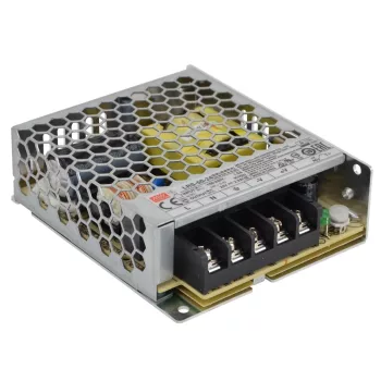   Tracon LRS-50-24, Fém házas LED meghajtó szalagokhoz, szabályozható DC kimenet 85-264 VAC / 24 VDC; 50 W; 0-2,2 A