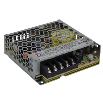   Tracon LRS-75-12, Fém házas LED meghajtó szalagokhoz, szabályozható DC kimenet 85-264 VAC / 12 VDC; 75 W; 0-6 A