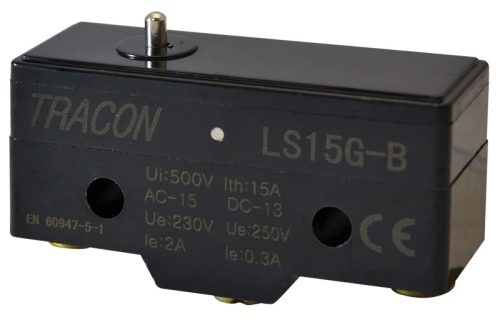 Tracon LS15G-B Helyzetkapcsoló, ütközős 1×CO, 2A/230V AC, IP00