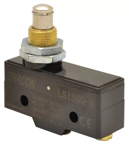 Tracon LS15GQ-B Helyzetkapcsoló, hosszú kúpos, ütküzős 1×CO, 2A/230V AC, IP00