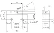 Tracon LS15GW-B Helyzetkapcsoló, rugószáras 1×CO, 2A/230V AC, 48mm, IP00