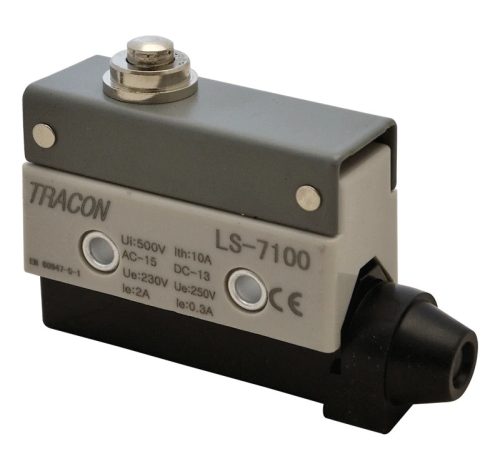 Tracon LS7100 Helyzetkapcsoló, ütközős 1×CO, 2A/230V AC-15, IP40