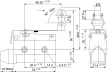 Tracon LS7124 Helyzetkapcsoló, rugószáras-csuklógörgő 1×CO, 2A/230V AC, 65mm, IP40