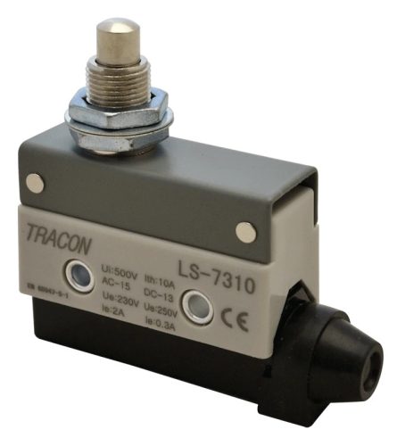 Tracon LS7310 Helyzetkapcsoló, kúpos, ütközős 1×CO, 2A/230V AC, 25mm, IP40